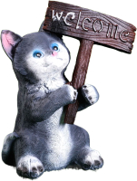 

Фигурка для сада, Котенок Welcome / 9438646