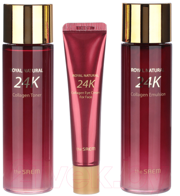 Набор косметики для лица The Saem Royal Natural 24K Collagen Skin Care 2 Set