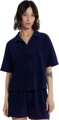 Комплект домашней одежды Mark Formelle 592502 (р.164/170-100-106, темно-синий)
