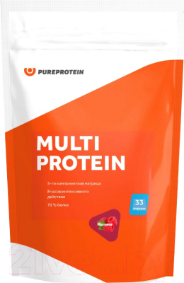Протеин Pureprotein Мультикомпонентный Малина (1000г)