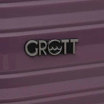 Чемодан на колесах Grott 262-PP19/3-20VLT (фиолетовый)