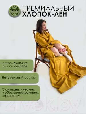 Простыня Mio Tesoro 220x215 Лен220Пр-5