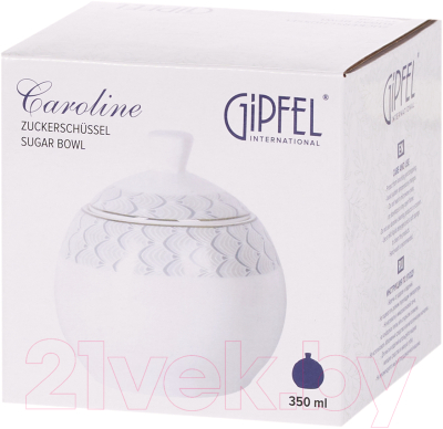 Сахарница Gipfel Caroline 42935 (белый)