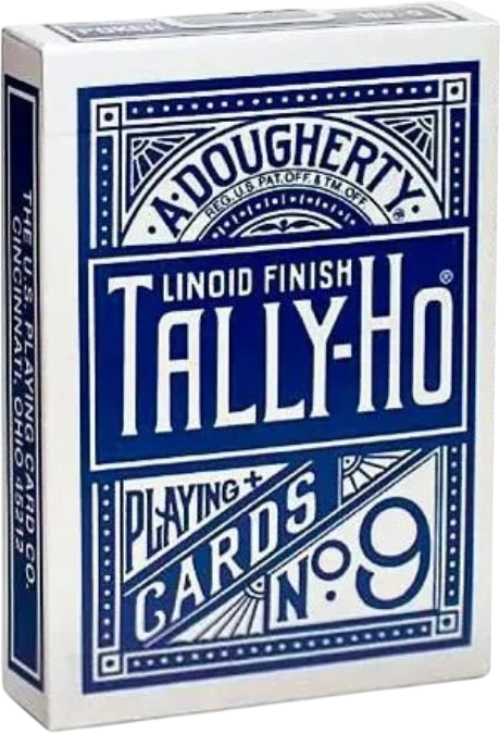 Игральные карты Tally-Ho Standart Index Circle / 1003428-b (синий)