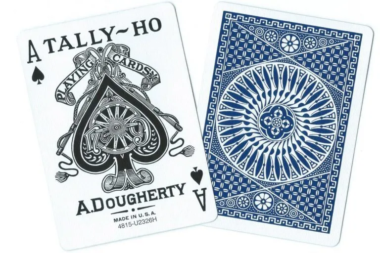 Игральные карты Tally-Ho Standart Index Circle / 1003428-b (синий) — фото 3