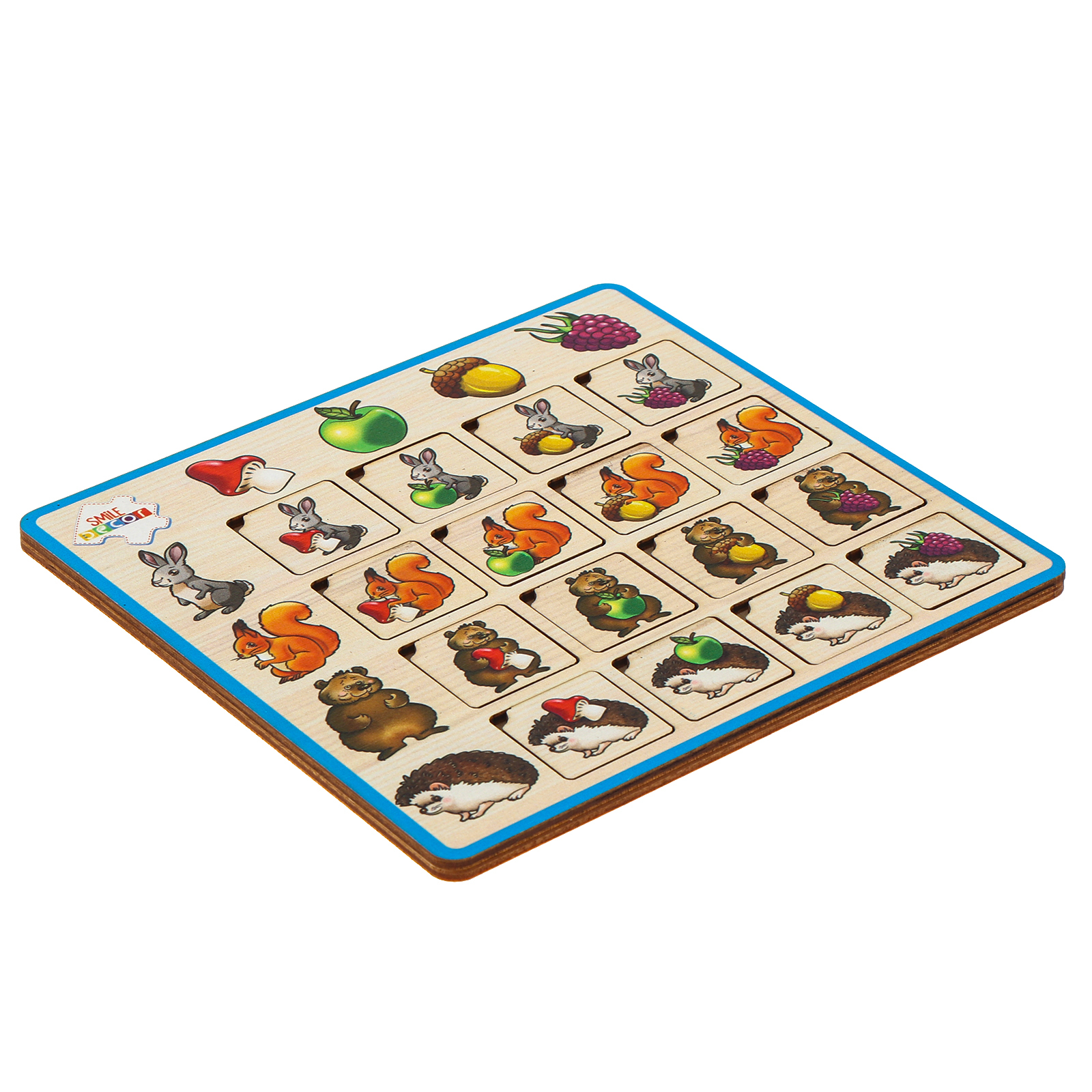 Развивающая игра Smile Decor Головоломка. Лесные запасы / 10549072 — фото 2