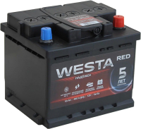 Автомобильный аккумулятор Westa 6СТ-50 VLR Euro П240063 (50 А/ч) - 