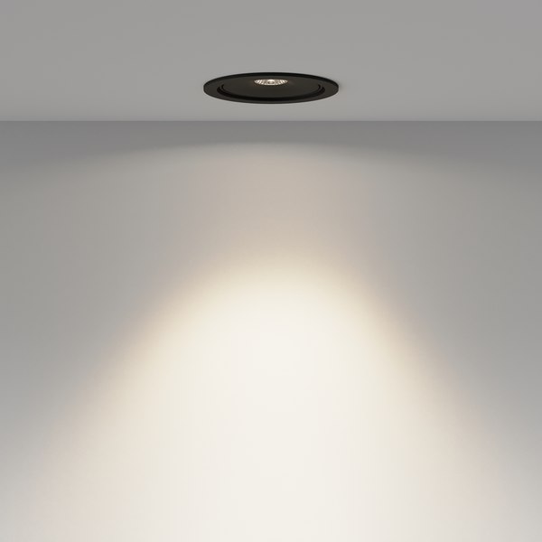 Точечный светильник Maytoni Downlight DL060-9W3-4-6K-B