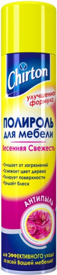 Полироль для мебели Chirton Антипыль Весенняя свежесть (300мл) - 