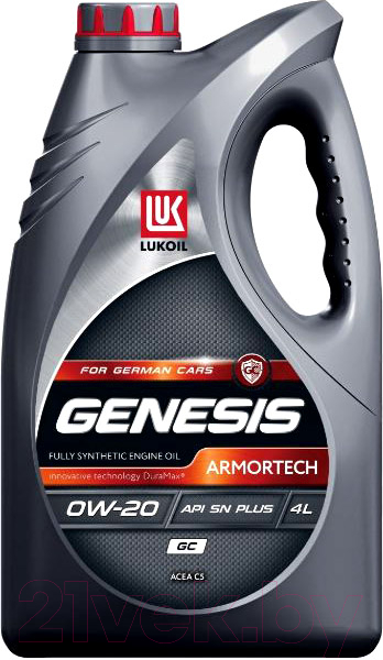 Моторное масло Лукойл Genesis Armortech GC 0W20 / 3409230 (4л)