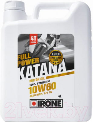 Моторное масло Ipone Full Power Katana Synthetic 10W60 / 800354 (4л)