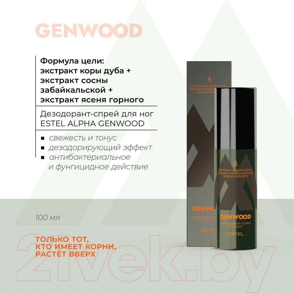 Набор косметики для тела и волос Estel Alpha Genwood Наш Сильный — фото 3