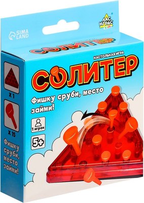 

Настольная игра, Kids. Солитер 333 / 10137642