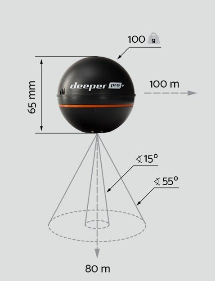 Эхолот Deeper PRO+ / DP1H10S10