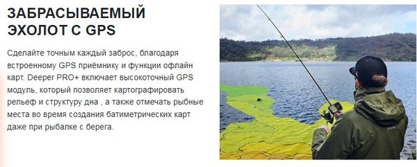 Эхолот Deeper PRO+ / DP1H10S10