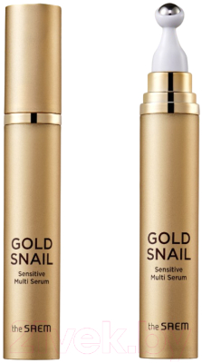 Сыворотка для лица The Saem Gold Snail Sensitive Multi Serum (15мл)