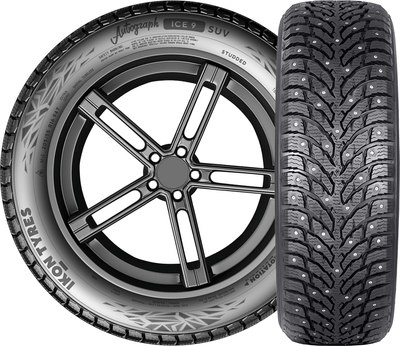 Зимняя шина Ikon Tyres (Nokian Tyres) Autograph Ice 9 SUV 235/65R17 108T (шипы)