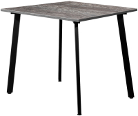 Обеденный стол Millwood Шанхай Л18 90x90 (сосна пасадена/металл черный) - 