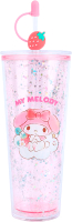 Многоразовый стакан Miniso Sanrio characters Strawberry collection 9289 (с трубочкой) - 