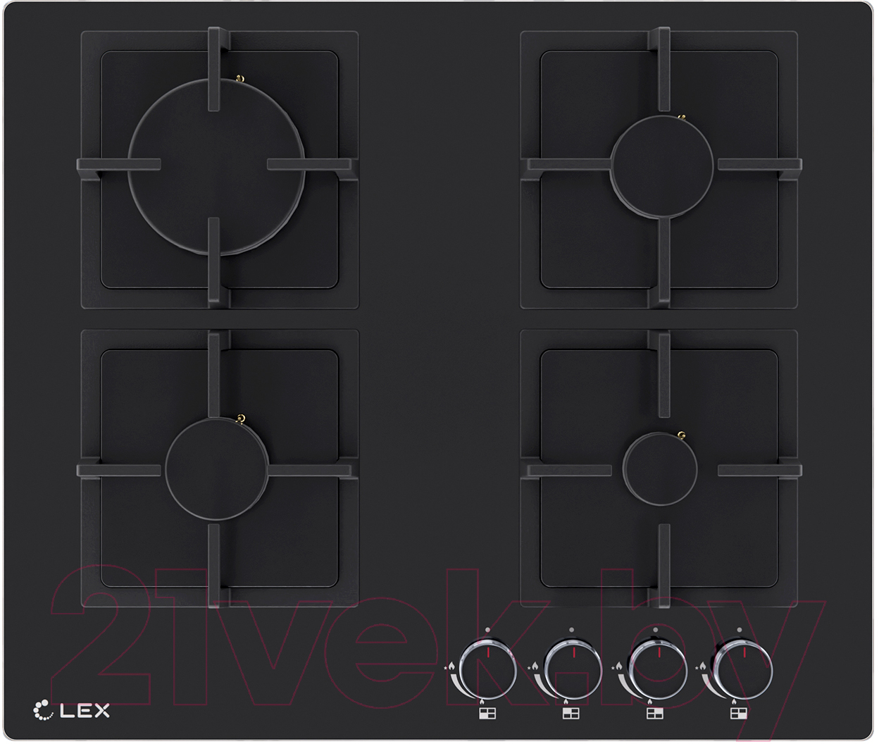 Газовая варочная панель Lex GVG 644А BBL