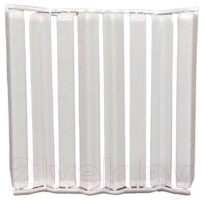 Набор фурнитуры для плинтуса Ideal Дюра прямоугольный 001 Белый (80мм, 2x8шт, флоупак)
