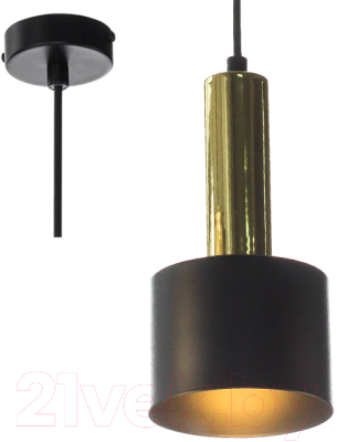 Потолочный светильник Aitin-Pro НСБ 01-40-101 / A8133S (черный/золото)