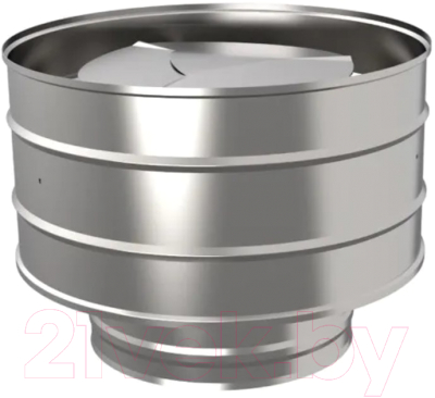 Дефлектор для дымохода UMKPRO ф 150х220 AISI 439/439 0.5мм/0.5мм (К) h=260мм тип-2