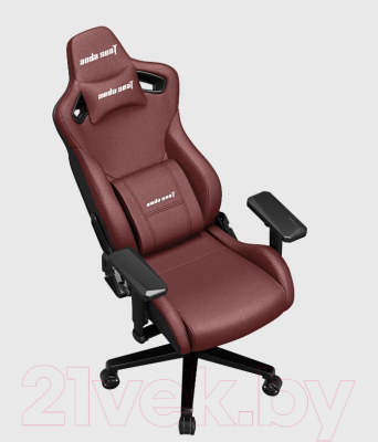 Кресло геймерское AndaSeat Kaiser Frontier / AD12YXL-17-AB-PV (бордовый)