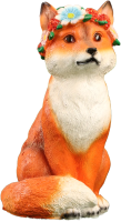 

Фигурка для сада, Лисичка с венком / 10322282