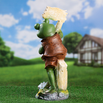 Изображение товара Фигурка для сада Хорошие сувениры Лягушка - Дача это кайф / 9508734