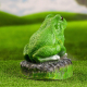 Миниатюра изображения товара Фигурка для сада Хорошие сувениры Лягушка на камне / 9487950