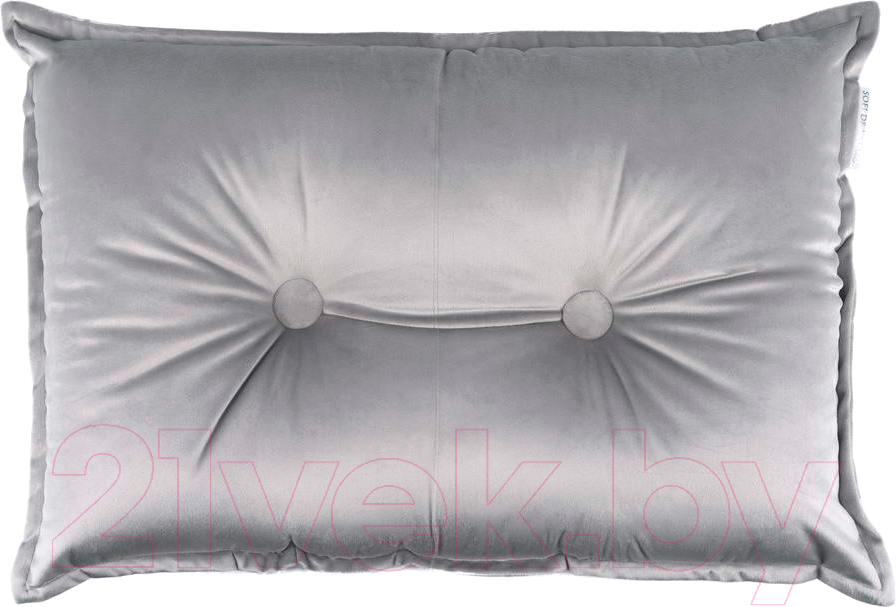 Подушка декоративная Sofi de Marko Вивиан 40x60 / Под-Вв-40x60сс (светло-серый)