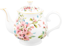 Заварочный чайник Elan Gallery Яблоневый цвет на белом / 420570  - 