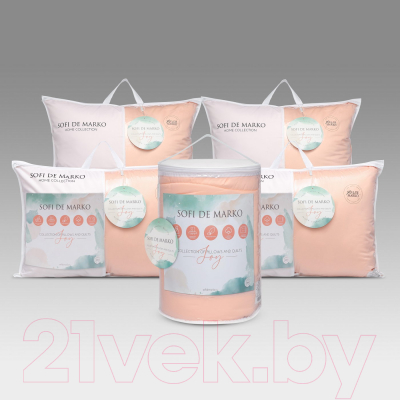 Одеяло Sofi de Marko Joy 155x215 / Од-Дж-пер-155x215 (персик)