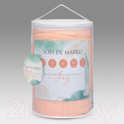 Одеяло Sofi de Marko Joy 155x215 / Од-Дж-пер-155x215 (персик)