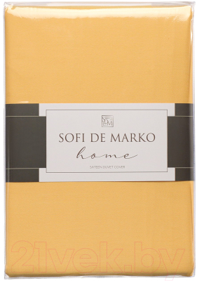 Пододеяльник Sofi de Marko Мармис 160x220 / Под-мс-160х220жл (желтый)