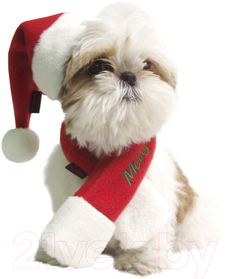 Шапка для животных Puppia Santa / PDDF-SH23-RD-S (красный)