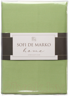 Пододеяльник Sofi de Marko Мармис 160x220 / Под-мс-160х220сал (салатовый)