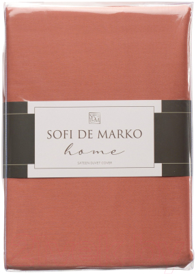 Пододеяльник Sofi de Marko Мармис 160x220 / Под-мс-160х220тер (терракотовый)