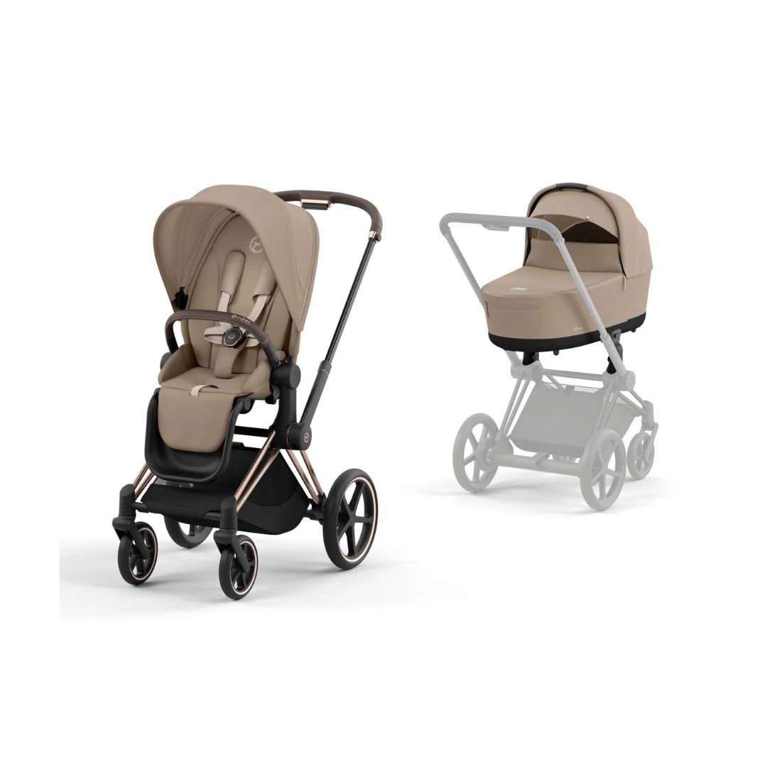 Детская универсальная коляска Cybex Priam IV Rosegold 2 в 1