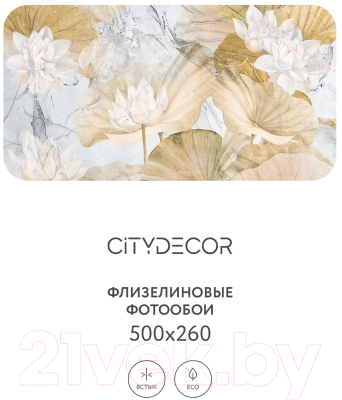 Фотообои листовые Citydecor Blossom 21 (500x260см)