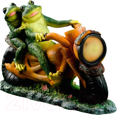 Изображение товара Фигурка для сада Хорошие сувениры Лягушки на мотоцикле / 1259542