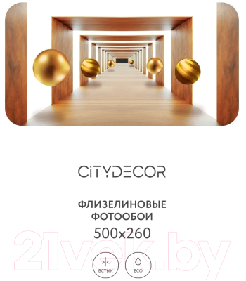 Фотообои листовые Citydecor Абстракция 100 (500x260см)