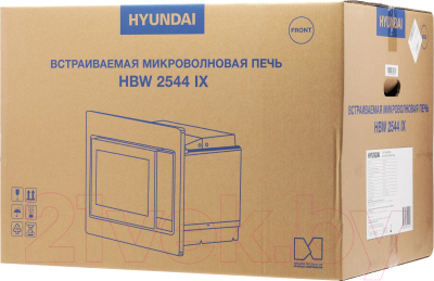 Микроволновая печь Hyundai HBW 2544 (серебристый)