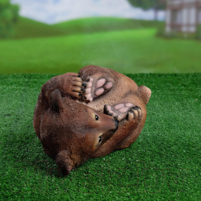 Изображение товара Фигурка для сада Хорошие сувениры Мишка на боку / 4160843