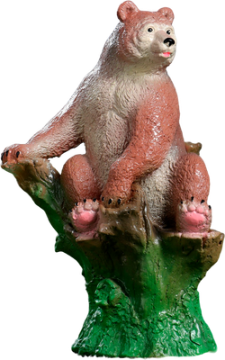 

Фигурка для сада, Мишка на пне натуральный / 4870376