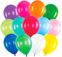 Набор воздушных шаров Brauberg Kids. Яркие цвета / 591880 (50шт) - 