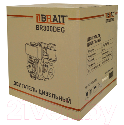 Двигатель дизельный Brait BR300DEG