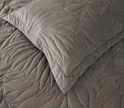 Набор текстиля для спальни Sofi de Marko Глория 160x220 / Пок-Гл4-160x220 (хаки)