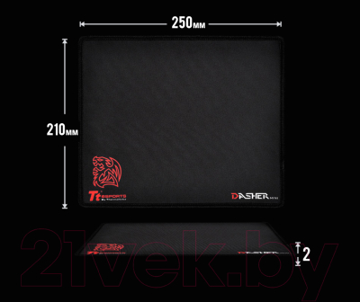 Мышь с ковриком Thermaltake Talon Elite RGB с ковриком / MO-TER-WDOTBK-01